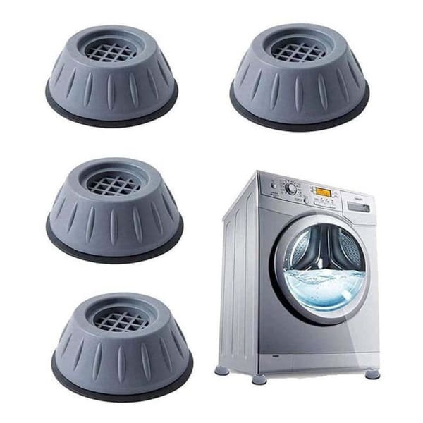 Pack 4 Tampons anti vibration pour machine à laver Gris Pack 4 Tampons anti vibration pour machine à laver Gris